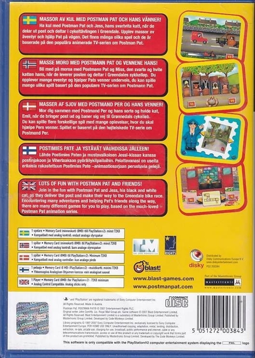 Postman Pat - PS2 (B Grade) (Genbrug)